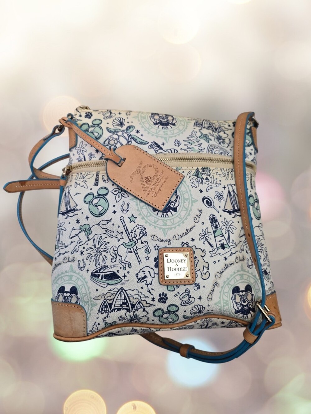 Disney x Dooney & Bourke DVC Vacation Club 25th Anniversary Crossbody